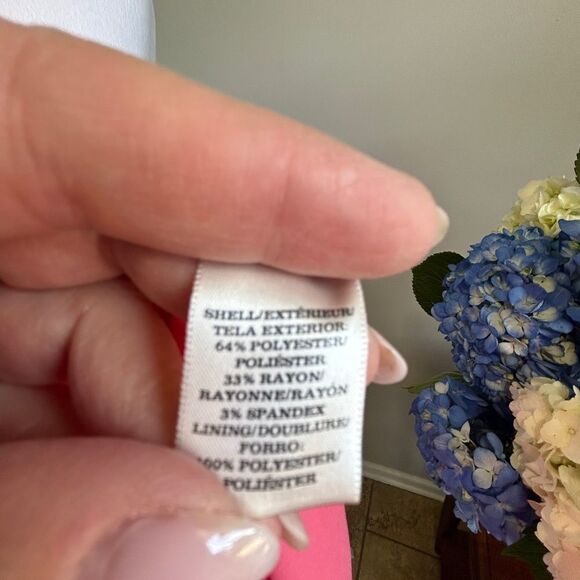 Ann Taylor Pink Sheath Dress Bateau Neckline Sleeveless - Picture 10 of 11